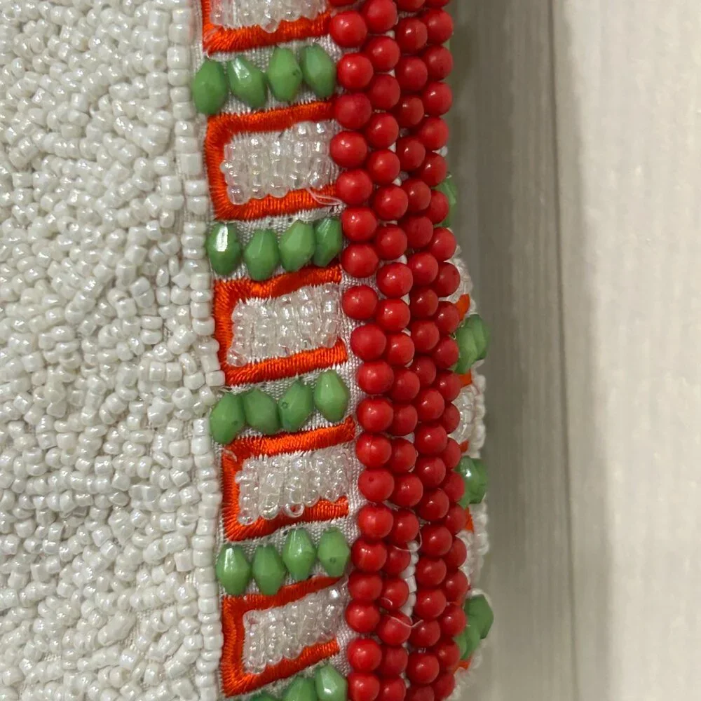 Aperol Spritz Cocktail Beaded Bag Handcrafted in India RARE New Release NWT